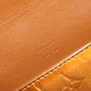 LOUIS VUITTON Monogram Vernis Thompson Street Bag Bronze M91124 LV Auth ep15617-18