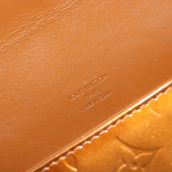 LOUIS VUITTON Monogram Vernis Thompson Street Bag Bronze M91124 LV Auth ep15617