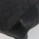 GUCCI GG Canvas Shoulder Bag Black 101971 Auth ep15619-9