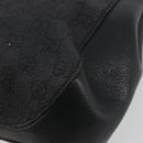 GUCCI GG Canvas Shoulder Bag Black 101971 Auth ep15619-15