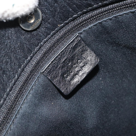 GUCCI GG Canvas Shoulder Bag Black 101971 Auth ep15619