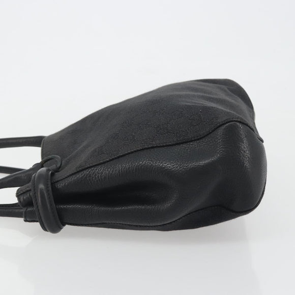 GUCCI GG Canvas Shoulder Bag Black 101971 Auth ep15619