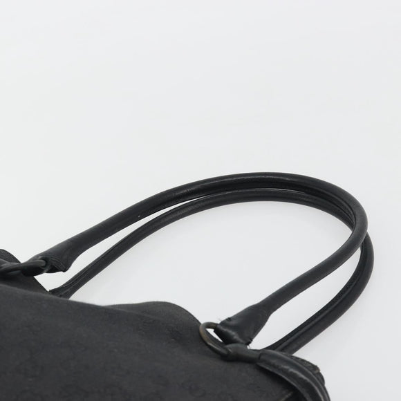 GUCCI GG Canvas Shoulder Bag Black 101971 Auth ep15619
