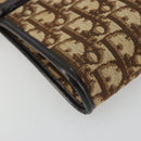 Christian Dior Trotter Canvas Shoulder Bag Beige Gold Auth ep15620A-14