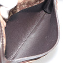 Christian Dior Trotter Canvas Shoulder Bag Beige Gold Auth ep15620A-10