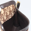 Christian Dior Trotter Canvas Shoulder Bag Beige Gold Auth ep15620A-18