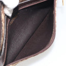 Christian Dior Trotter Canvas Shoulder Bag Beige Gold Auth ep15620A-12