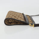 Christian Dior Trotter Canvas Shoulder Bag Beige Gold Auth ep15620A-3