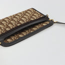 Christian Dior Trotter Canvas Shoulder Bag Beige Gold Auth ep15620A-6