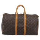LOUIS VUITTON Monogram Keepall 45 Boston Bag M41428 LV Auth ep15621-13