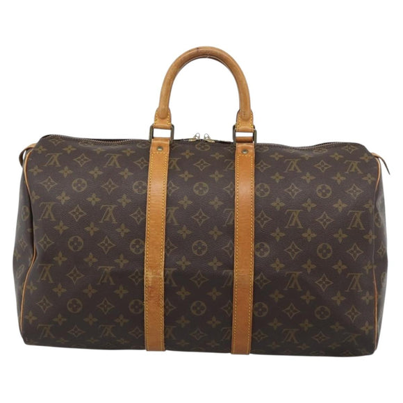 LOUIS VUITTON Monogram Keepall 45 Boston Bag M41428 LV Auth ep15621