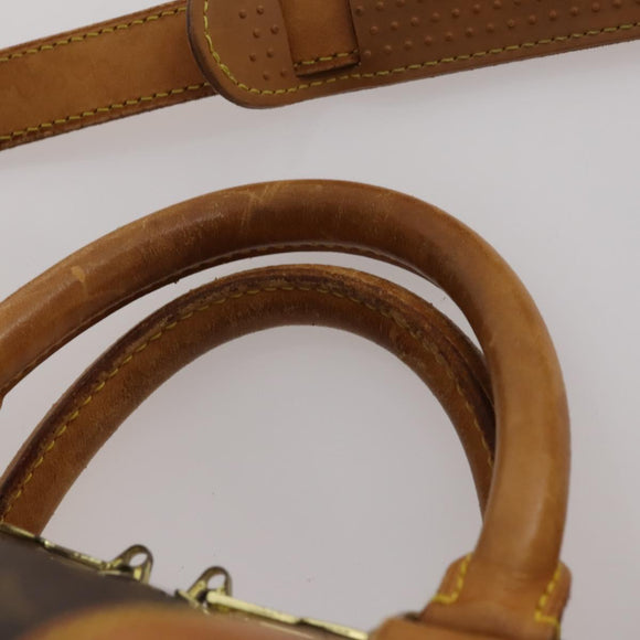 LOUIS VUITTON Monogram Keepall Bandouliere 55 Boston Bag M41414 LV Auth ep15622