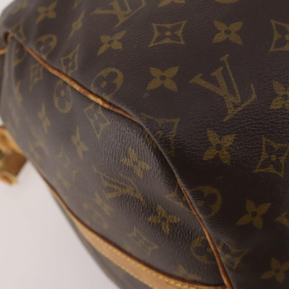 LOUIS VUITTON Monogram Keepall Bandouliere 55 Boston Bag M41414 LV Auth ep15622
