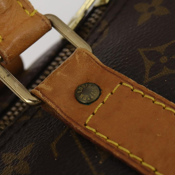 LOUIS VUITTON Monogram Keepall Bandouliere 55 Boston Bag M41414 LV Auth ep15622