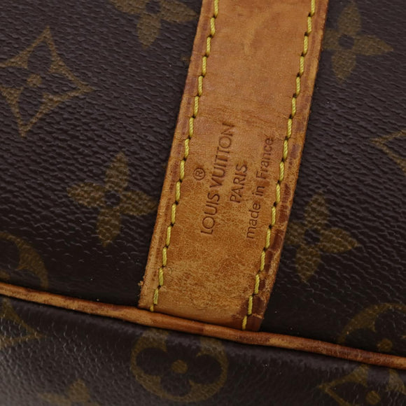 LOUIS VUITTON Monogram Keepall Bandouliere 55 Boston Bag M41414 LV Auth ep15622