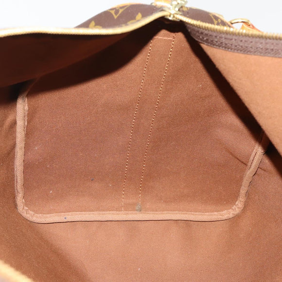 LOUIS VUITTON Monogram Keepall Bandouliere 55 Boston Bag M41414 LV Auth ep15622