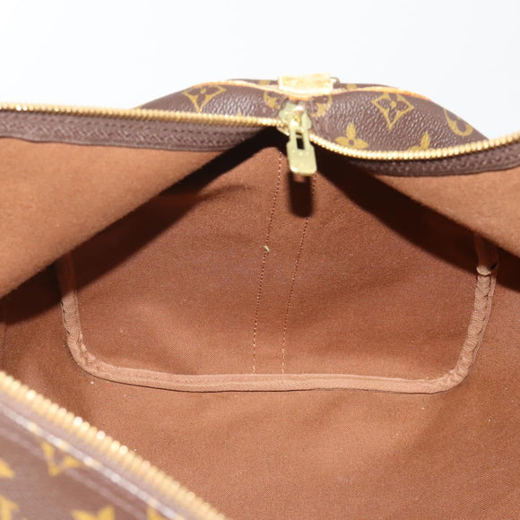 LOUIS VUITTON Monogram Keepall Bandouliere 55 Boston Bag M41414 LV Auth ep15622