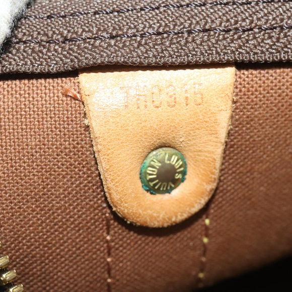LOUIS VUITTON Monogram Keepall Bandouliere 55 Boston Bag M41414 LV Auth ep15622
