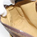 GUCCI GG Supreme Web Sherry Line Shoulder Bag PVC Beige Gold Auth ep15625-20