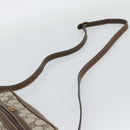 GUCCI GG Supreme Web Sherry Line Shoulder Bag PVC Beige Gold Auth ep15625-14