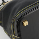 LOUIS VUITTON Suhari Lockit PM Hand Bag Leather Black M91888 LV Auth ep15631-14