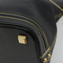 LOUIS VUITTON Suhari Lockit PM Hand Bag Leather Black M91888 LV Auth ep15631-15
