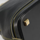 LOUIS VUITTON Suhari Lockit PM Hand Bag Leather Black M91888 LV Auth ep15631-16