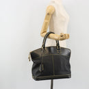 LOUIS VUITTON Suhari Lockit PM Hand Bag Leather Black M91888 LV Auth ep15631-26
