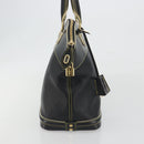 LOUIS VUITTON Suhari Lockit PM Hand Bag Leather Black M91888 LV Auth ep15631-4