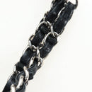 CHANEL Matelasse COCO Mark Chain Bag Caviar Skin Black Silver CC Auth ep15633V-16