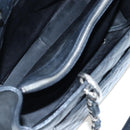 CHANEL Matelasse COCO Mark Chain Bag Caviar Skin Black Silver CC Auth ep15633V-10