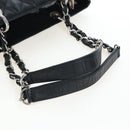 CHANEL Matelasse COCO Mark Chain Bag Caviar Skin Black Silver CC Auth ep15633V-8