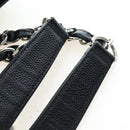 CHANEL Matelasse COCO Mark Chain Bag Caviar Skin Black Silver CC Auth ep15633V-9