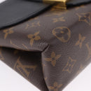 LOUIS VUITTON Monogram Rocky BB Hand Bag 2way Black M44141 LV Auth ep15635V-17