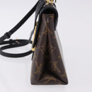 LOUIS VUITTON Monogram Rocky BB Hand Bag 2way Black M44141 LV Auth ep15635V-3