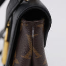 LOUIS VUITTON Monogram Rocky BB Hand Bag 2way Black M44141 LV Auth ep15635V-4