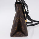 LOUIS VUITTON Monogram Rocky BB Hand Bag 2way Black M44141 LV Auth ep15635V-5