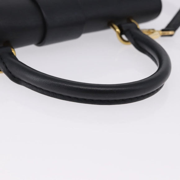 LOUIS VUITTON Monogram Rocky BB Hand Bag 2way Black M44141 LV Auth ep15635V