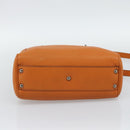 GUCCI Bamboo Hand Bag 2way Orange 336032 Auth ep15637A-5
