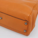GUCCI Bamboo Hand Bag 2way Orange 336032 Auth ep15637A-15