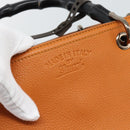 GUCCI Bamboo Hand Bag 2way Orange 336032 Auth ep15637A-18