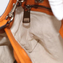 GUCCI Bamboo Hand Bag 2way Orange 336032 Auth ep15637A-21
