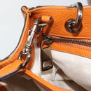 GUCCI Bamboo Hand Bag 2way Orange 336032 Auth ep15637A-22