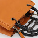 GUCCI Bamboo Hand Bag 2way Orange 336032 Auth ep15637A-6