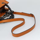 GUCCI Bamboo Hand Bag 2way Orange 336032 Auth ep15637A-9