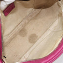 GUCCI Shoulder Bag Leather Purple Gold 308364 Auth ep15638-11