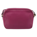 GUCCI Shoulder Bag Leather Purple Gold 308364 Auth ep15638-2