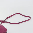 GUCCI Shoulder Bag Leather Purple Gold 308364 Auth ep15638-8