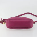GUCCI Shoulder Bag Leather Purple Gold 308364 Auth ep15638-5