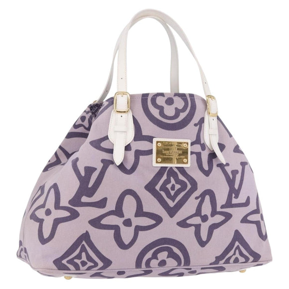 LOUIS VUITTON Cruise line Taicienne GM Bag Canvas Purple M95681 LV Auth ep15639A